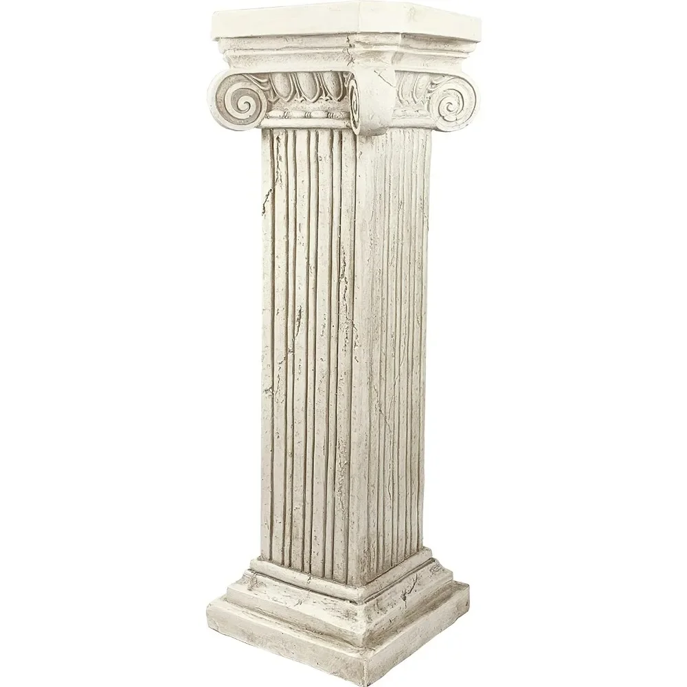 38'' Tall Roman Column Statue Sculpture Pedestal Stand Holder for Indoor Outdoor Wedding Birthday Party Decor