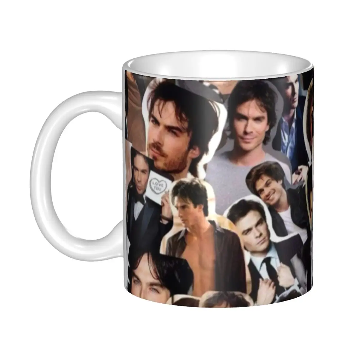 Custom The Vampire Diaries Coffee Mug DIY Customized Ian Somerhalder Ceramic Milk Tea Mug Cup