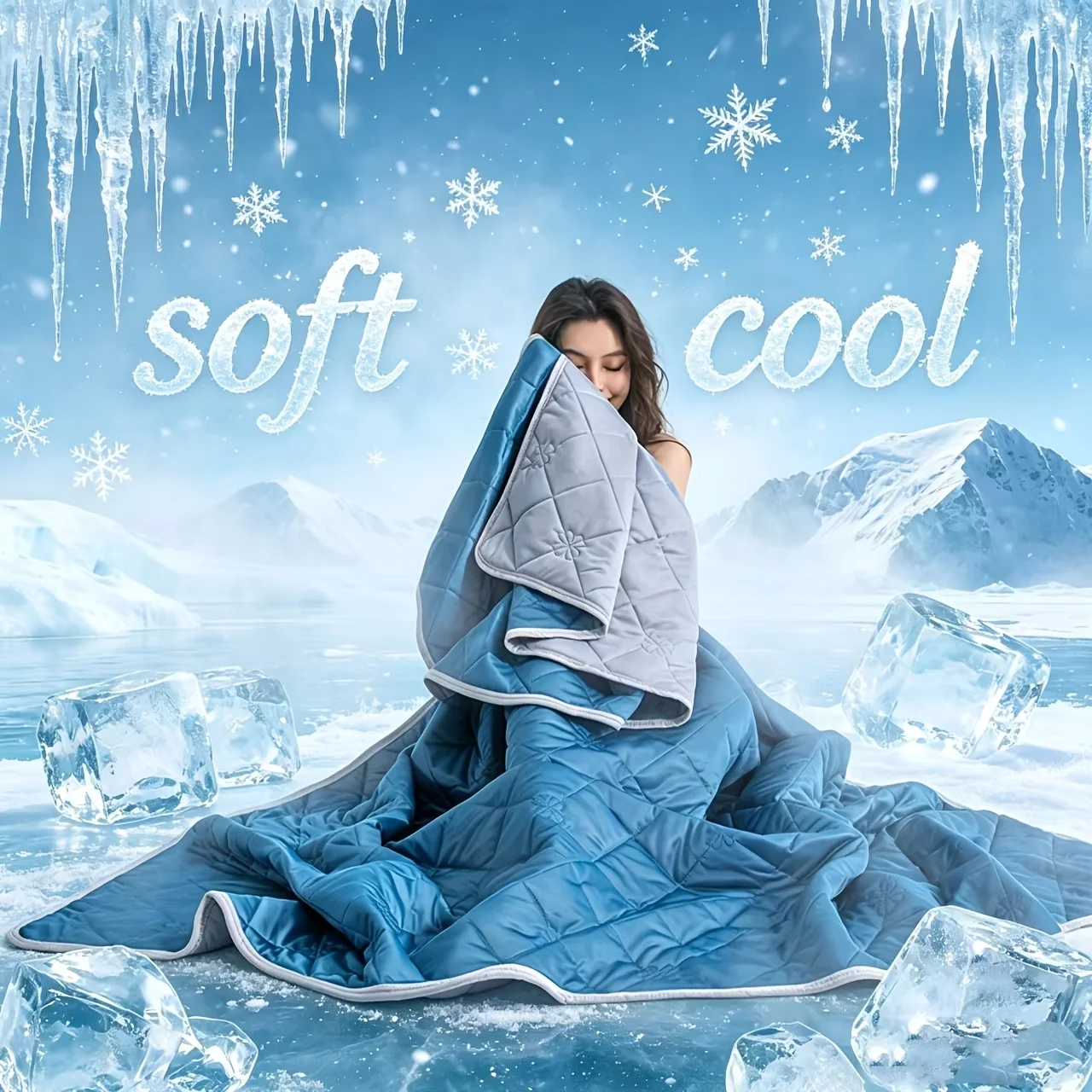 Summer Blanket For Bed Pure Color Air Condition Comforter Soft Breathable Cooling Blanket Lightweight Smooth Cold Feeling Quilt - view 4