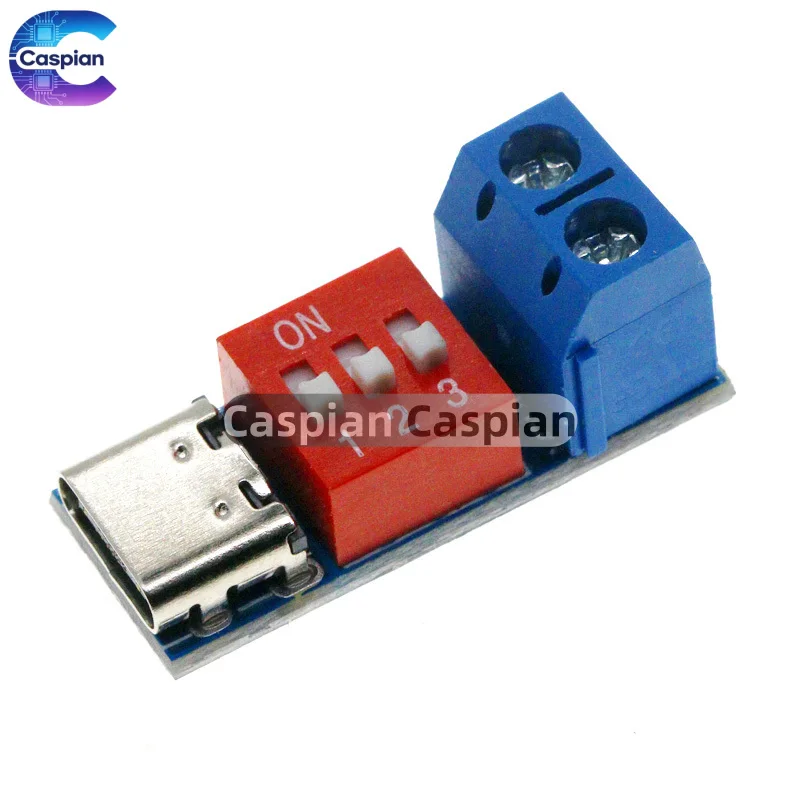 USB-C PD Trigger Board Module PD/QC Decoy Board Fast Charge USB Type-c to 12v High Speed Charger Power Delivery Boost Module
