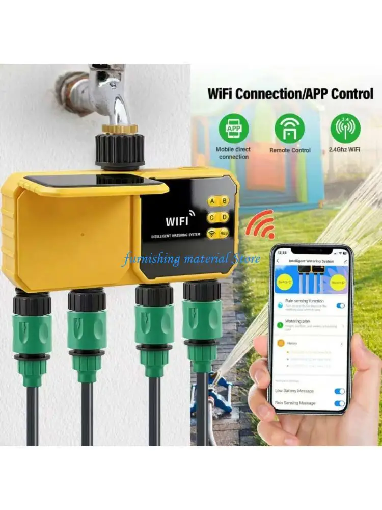 Y5GD Weather Proof Solar Water Valves Timers For Outdoor Irrigation Systems