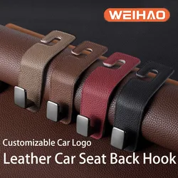 Gancho de Metal personalizado para el respaldo del asiento del coche, accesorios para el Interior del vehículo, herramientas para Tesla, Kia, BMW, Dodge, Ford, Audi2023