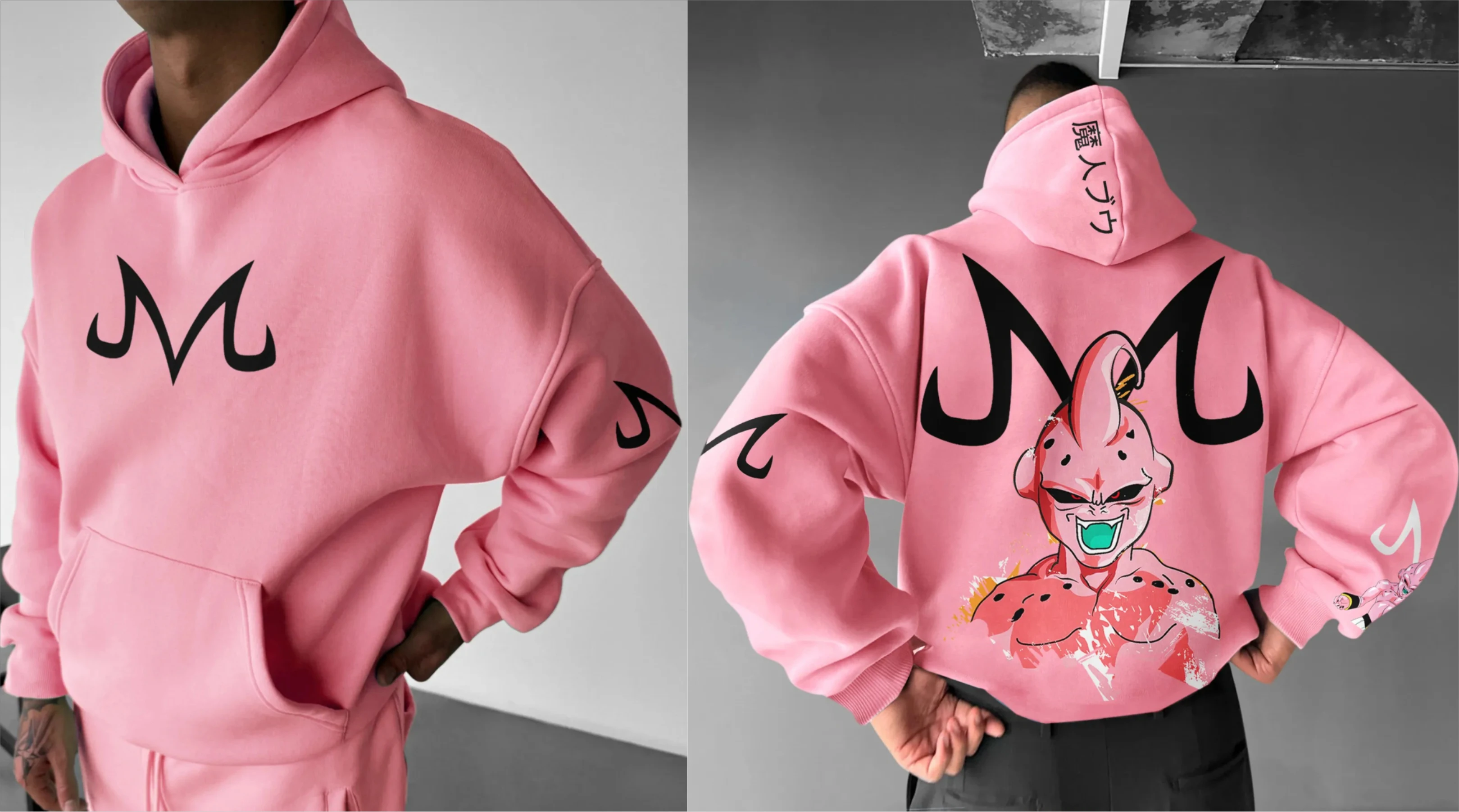 2025 Animation Dragon Ball Animation Hot Blood Peripheral Casual Versatile Hot Blood Trend Hooded Sweater Unisex Casual Pullover