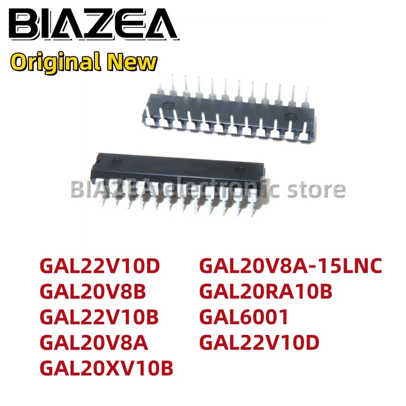 1piece GAL20V8B GAL22V10B GAL20V8A GAL20XV10B GAL20V8A-15LNC GAL20RA10B GAL6001 GAL22V10D DIP24