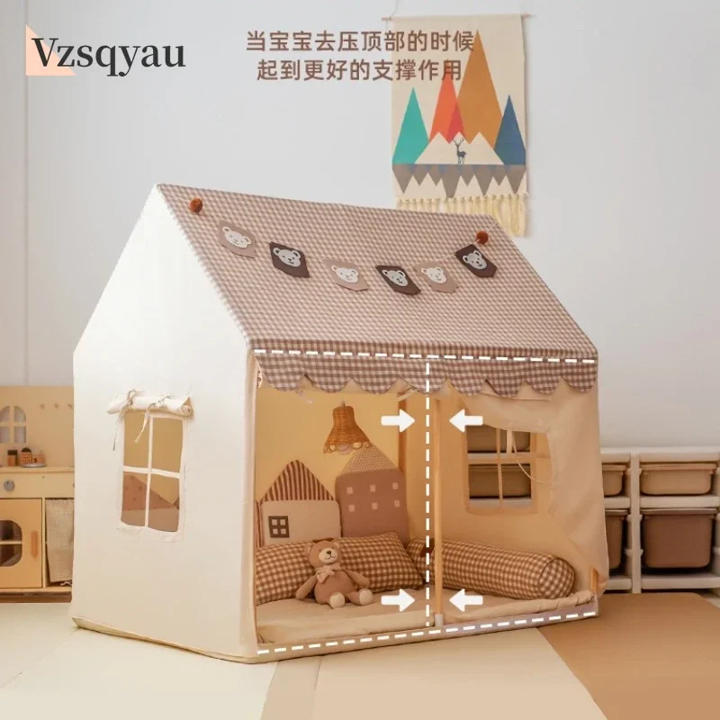 Kinderspielzelt im INS-Stil – Indoor-Prinzessinnenschloss und Traumhaus-Spielzeug für Jungen und Mädchen |   Tragbarer Babyspielzimmer |   Süße Geschenkidee