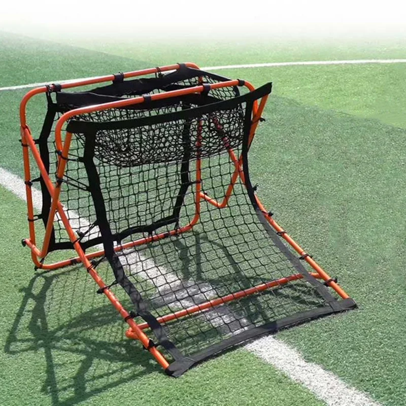 

Double Sided Easy Assemble Portable Durable Football Backyard Training Pass Shot Net Kids Adults Soccer Training Rebound Net