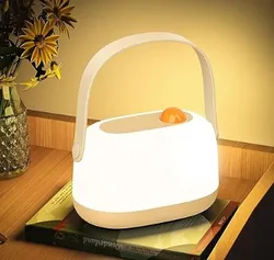 Baby Night Light Nursery Lamp, Crianças Amamentação Sleep Aid, USB recarregável, Dimmable, Warm Bedside, Decoração