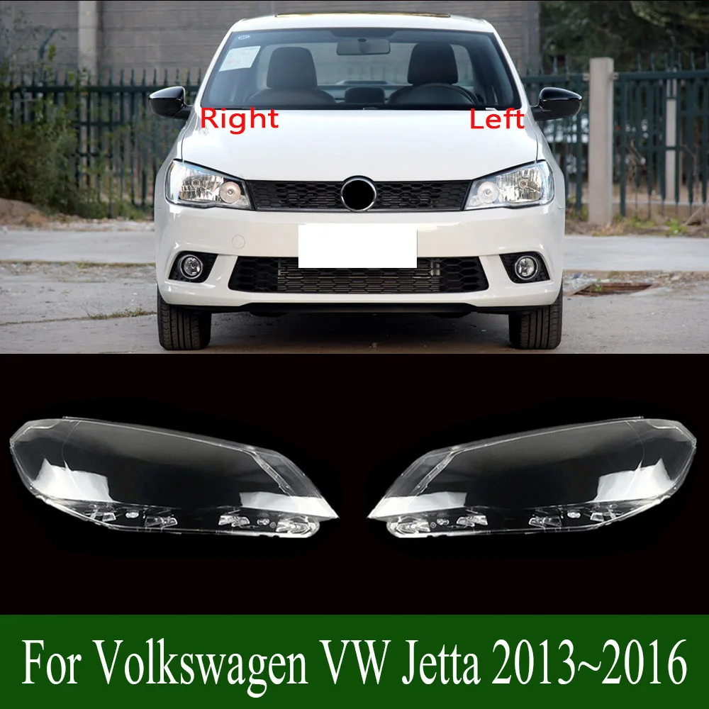 

For Volkswagen VW Jetta 2013~2016 Transparent Headlamp Shell Lampmask Lamp Shade Headlight Cover Replace The Original Lampshade