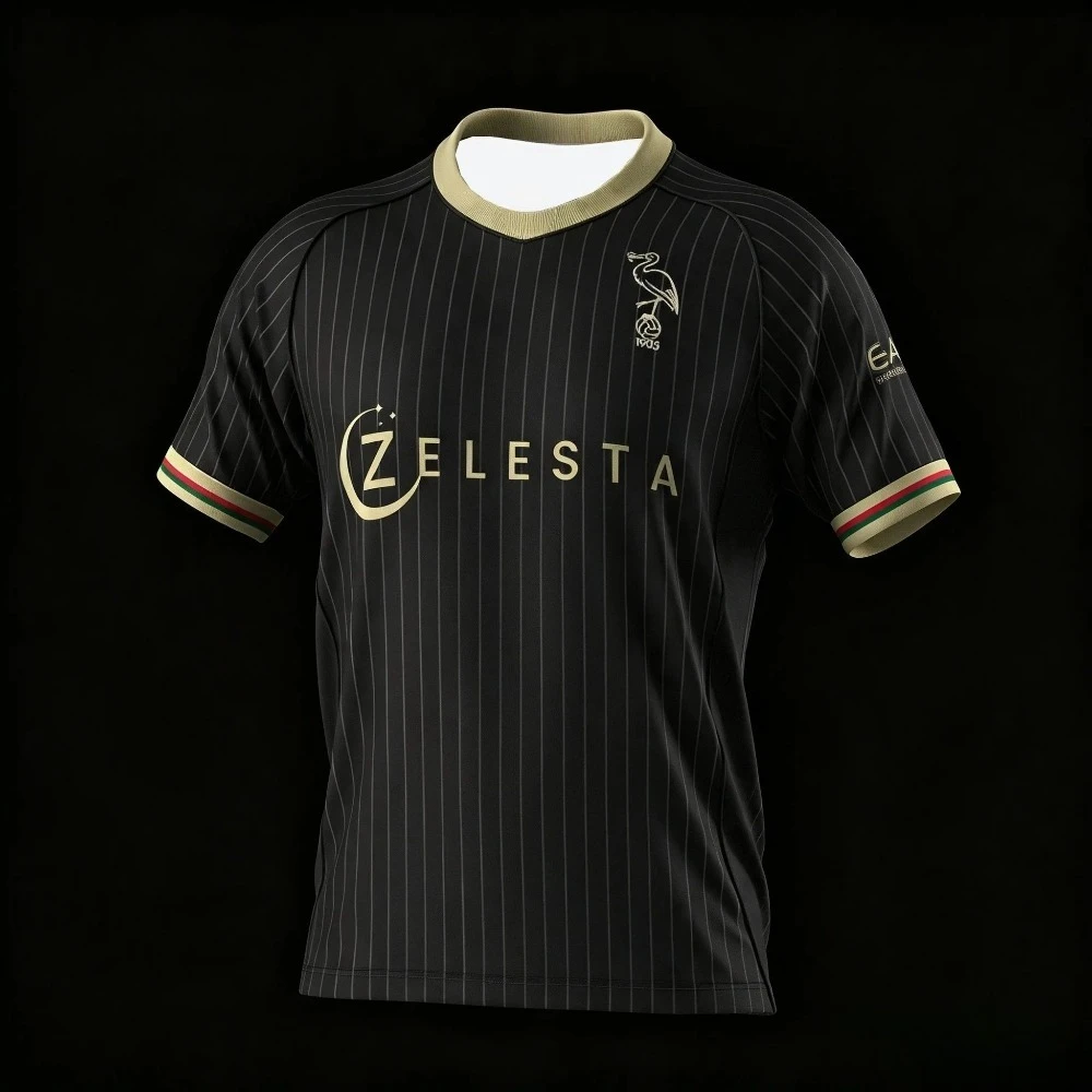 2026 Nieuw ADO Den Haag 3D Geprint Voetbalshirt Heren Zomer Sport Buiten T-shirt Ademend Snel Droogend Streetwear Kleding