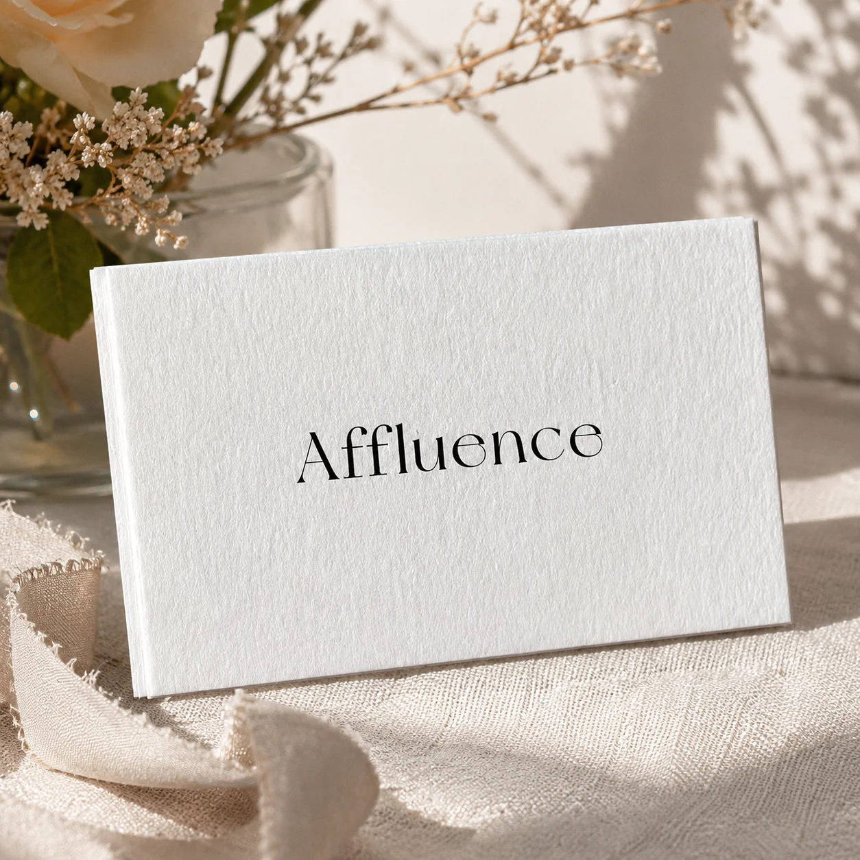 500gsm Cotton Paper Embossed Business Cards 200Pcs High-Quality Personalized Custom Design Cards For Corporate Business Events