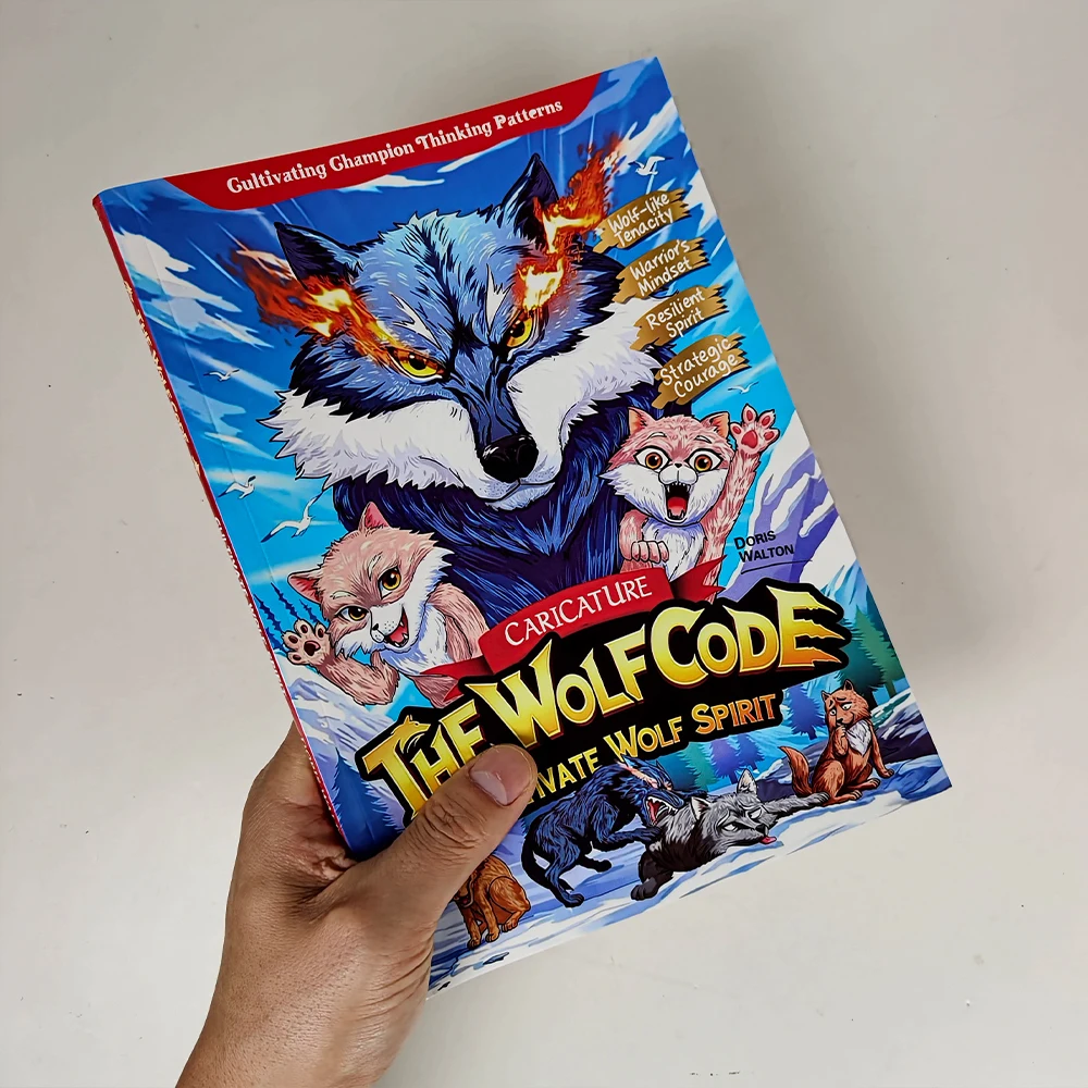 The Wolf Code ,Leadership Enlightenment, 100000 Whys,Physics & Chemistry, Kids Comic Book Collection for Science Early Education