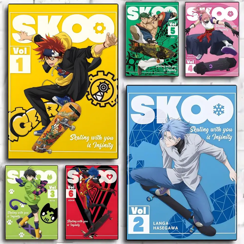 Anime Sports Sk8 The Infinity Poster Modern Wall Decor Collection for Home Design
