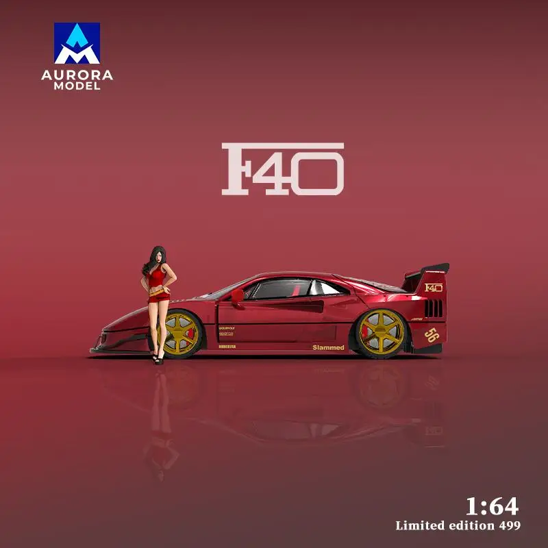 **Pre-Order** AuroraModel AM 1:64 F40 Limited499 Diecast Model Car