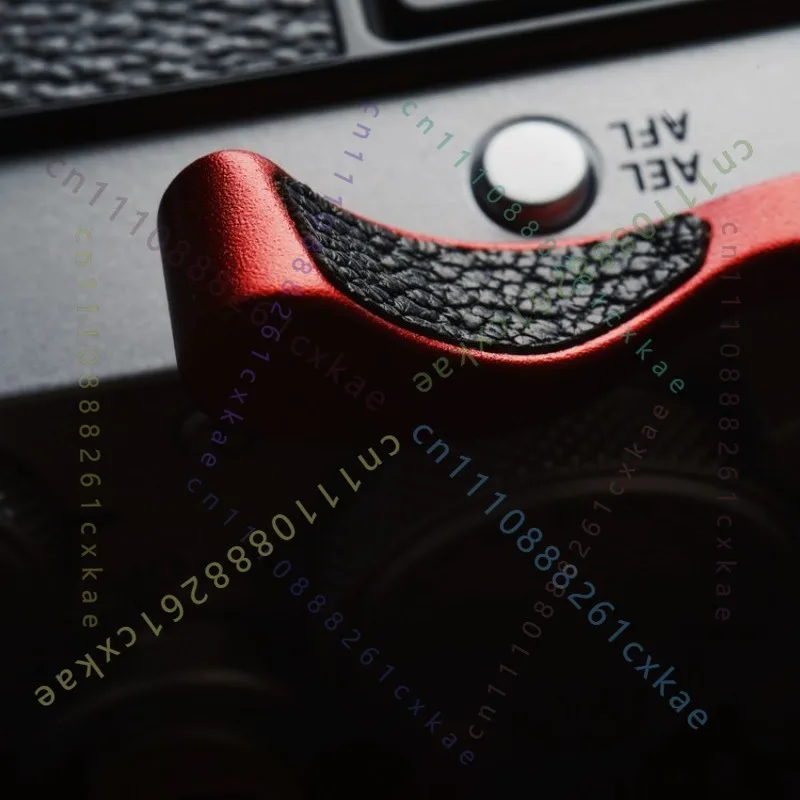 Leather‑coated Hot Shoe Thumb Grip For Fujifilm X‑E4 XE4 Camera, Hot Shoe Protector, Improve Hand‑holding Grip