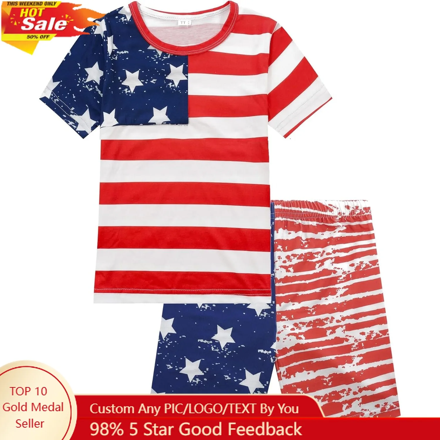 Little Boys Short Set Pajamas for Boys 100% Cotton Toddler Train Dinosaur Sleepwear Summer Clothes Size 2-7T