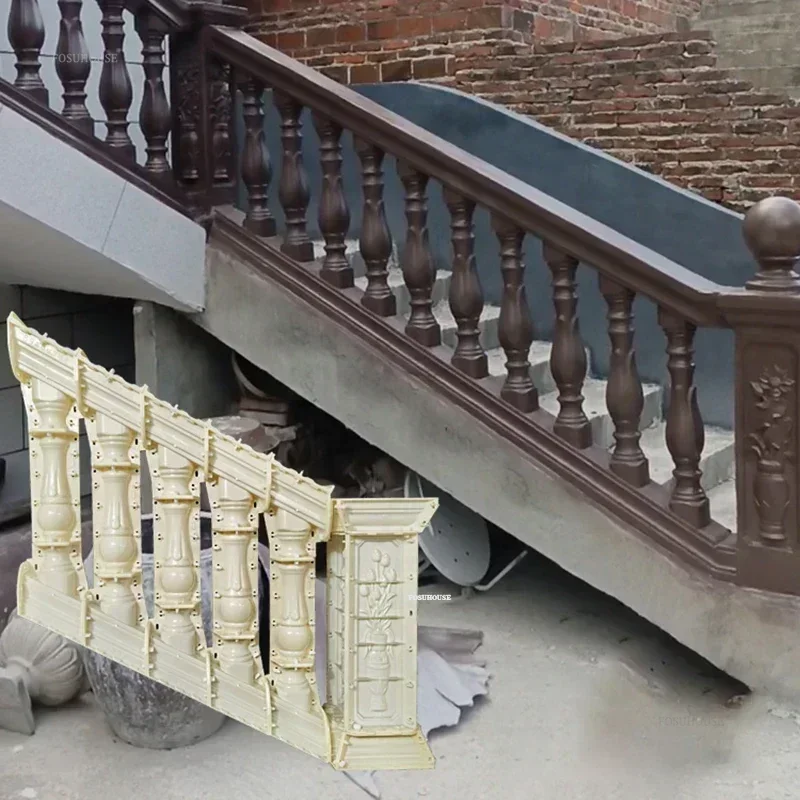 

Утолщенная форма для лестничных поручней из АБС-пластика, форма для цементных перил, форма для забора, литая римская колонна, ограждение, вилла, уличная наклонная ваза, колонна