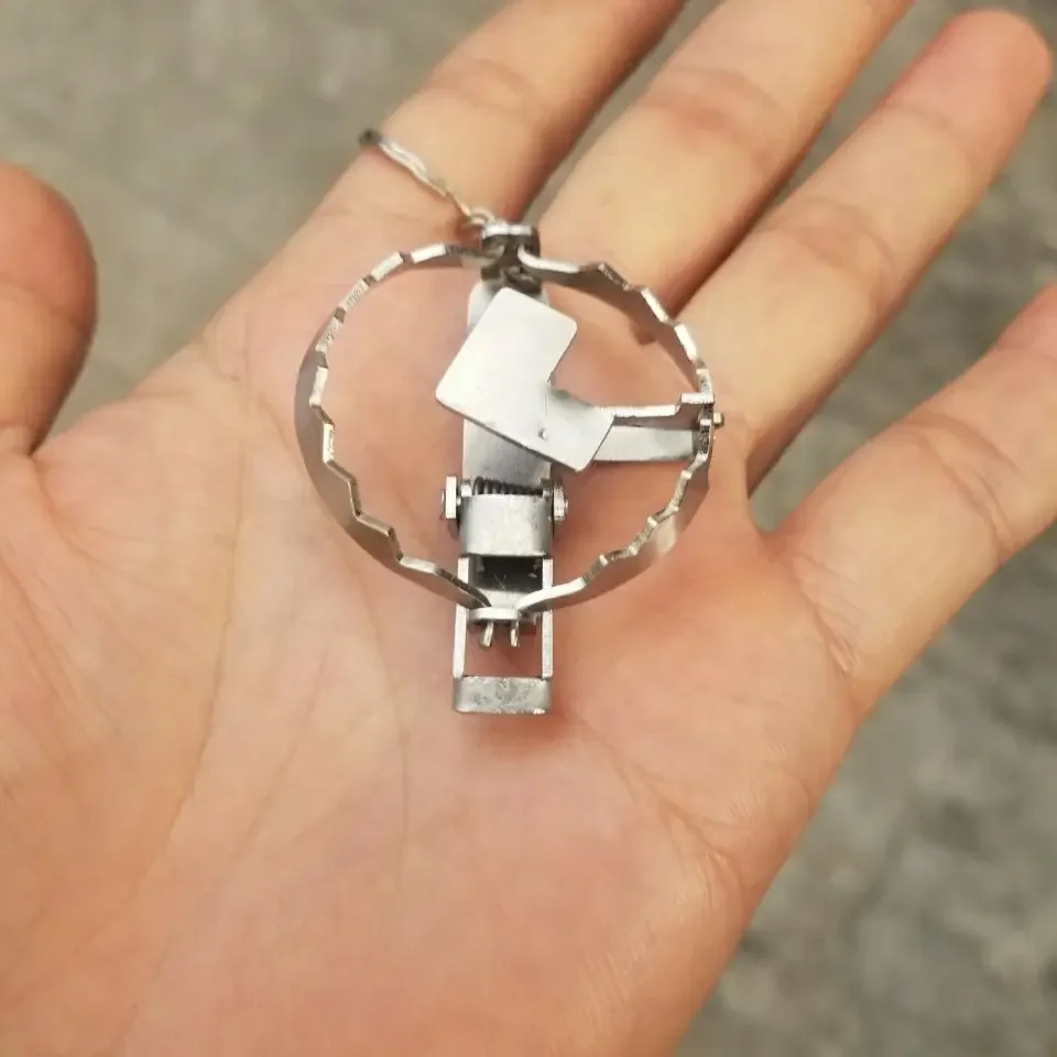 Stainless Steel Keychain Clip Mini Mouse Clip Creative Toy