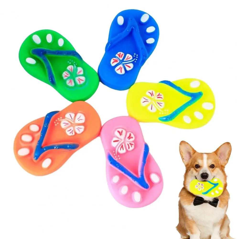 Juguetes chirriantes con forma de pantufla para mascotas, juguetes para masticar para cachorros, juguetes sonoros para perros, juguete chirriante de PVC para perros, juguete para masticar para perros, suministros para mascotas