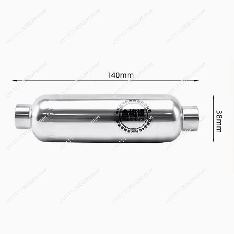 304 stainless steel gas tank small vacuum buffer pressure tank 0.1L 1/4G inlet load maximum 1.25MPA