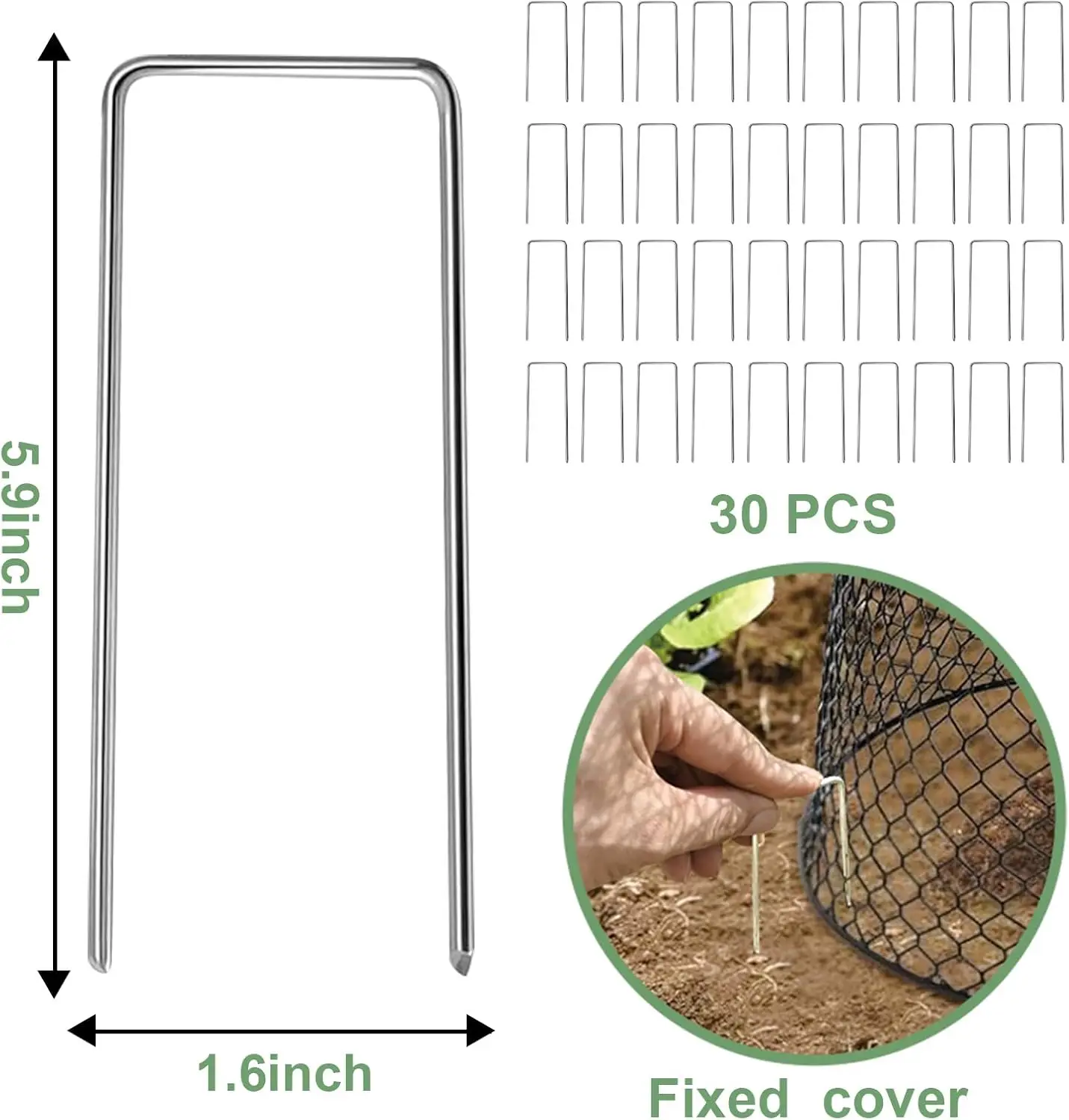 10 قطع من أغطية النباتات المعدنية شديدة التحمل لحماية الحديقة من الحيوانات، 9 × 9 بوصة