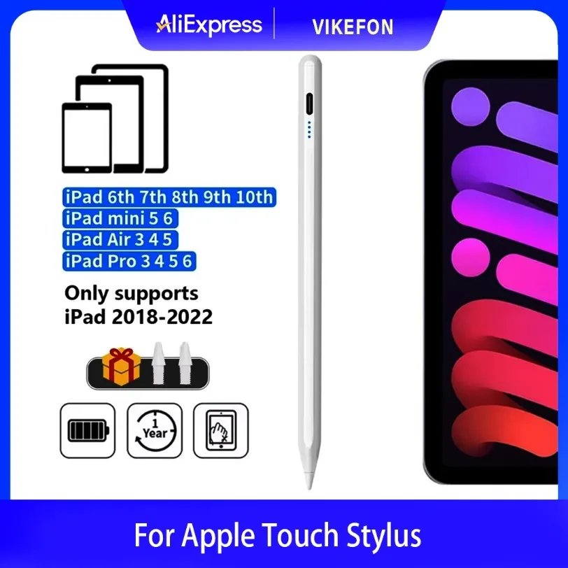 

For Apple Pencil for 2018 2019 2020 2021 2022 iPad Pro/Air/Mini with Palm Rejection Technology for Specific Stylus