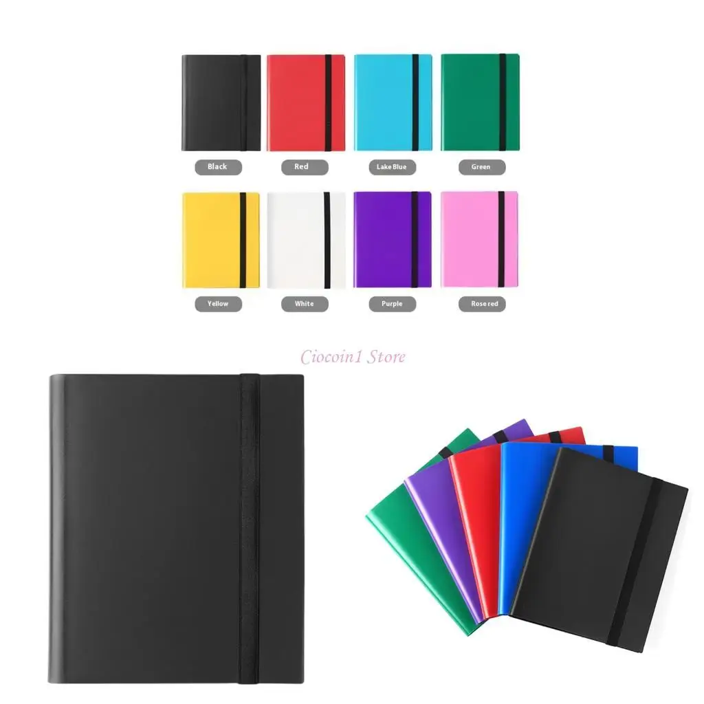 Carte cartes carte Y1UB 360 Carte Scrapbook avec poche claire pour l'album Organisateur stockage cartes jeu à