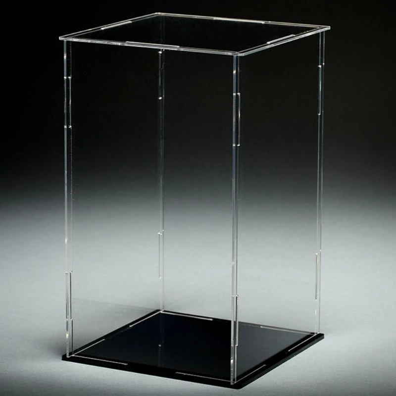 Y4QA Transparent Display for Case Countertop Box for Action Figure Statue Model Accs