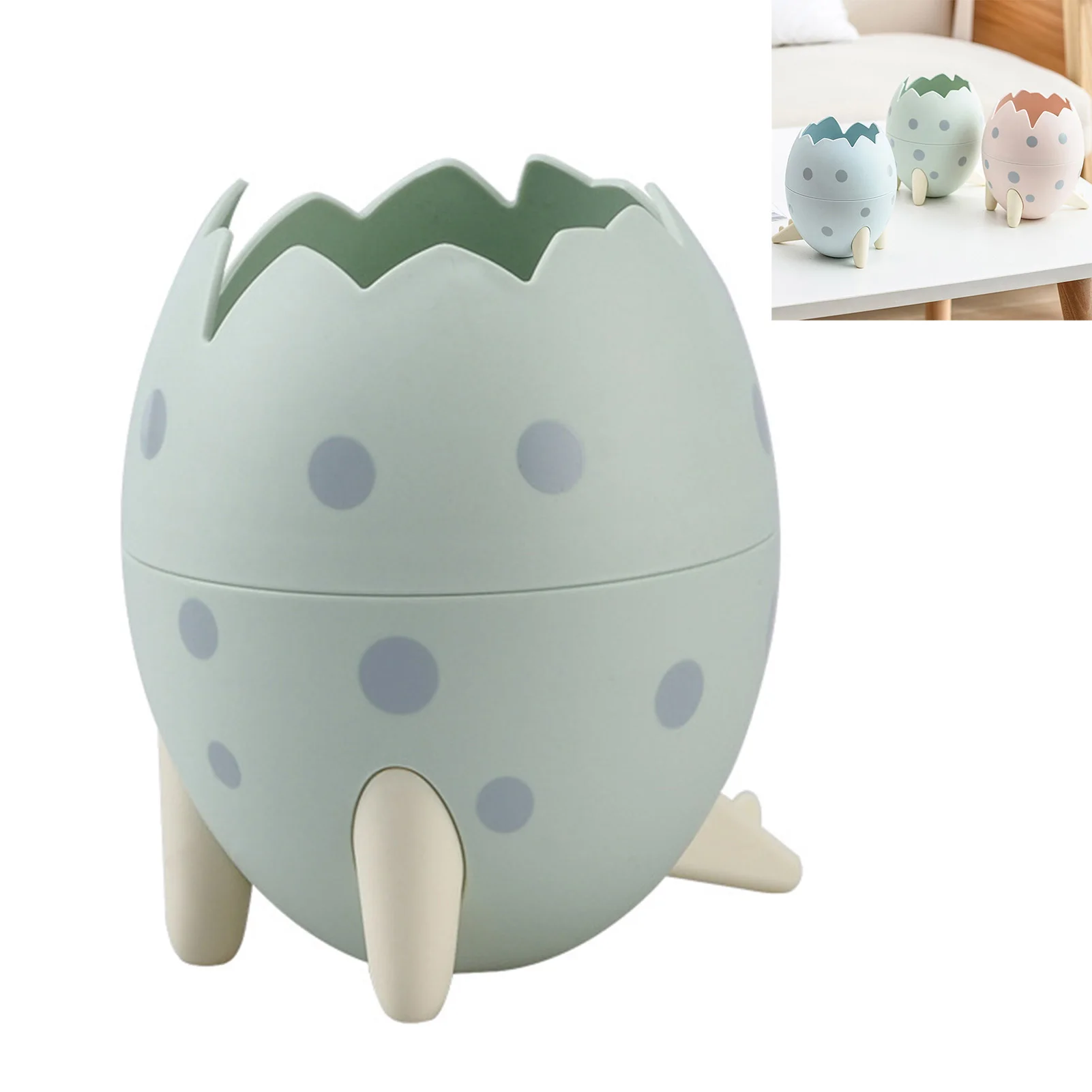 Dinosaurs Egg Storage Pen Holder Creative Eggs Shape Desk Pencil Case Pen Containers for Kids Stationery Storage Box