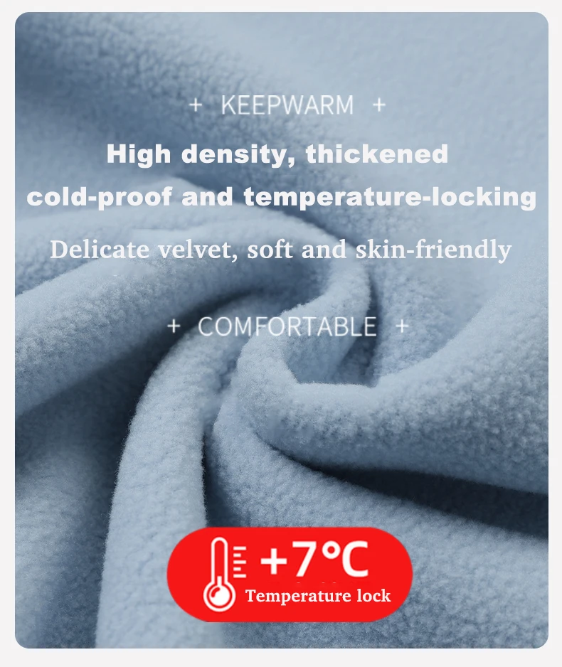 JNLN Herren Damen Winter Fleecejacke Outdoor Winddichte Thermojacke Unisex Wander-, Camping-, Kletter- und Sportjacke – Detail 4