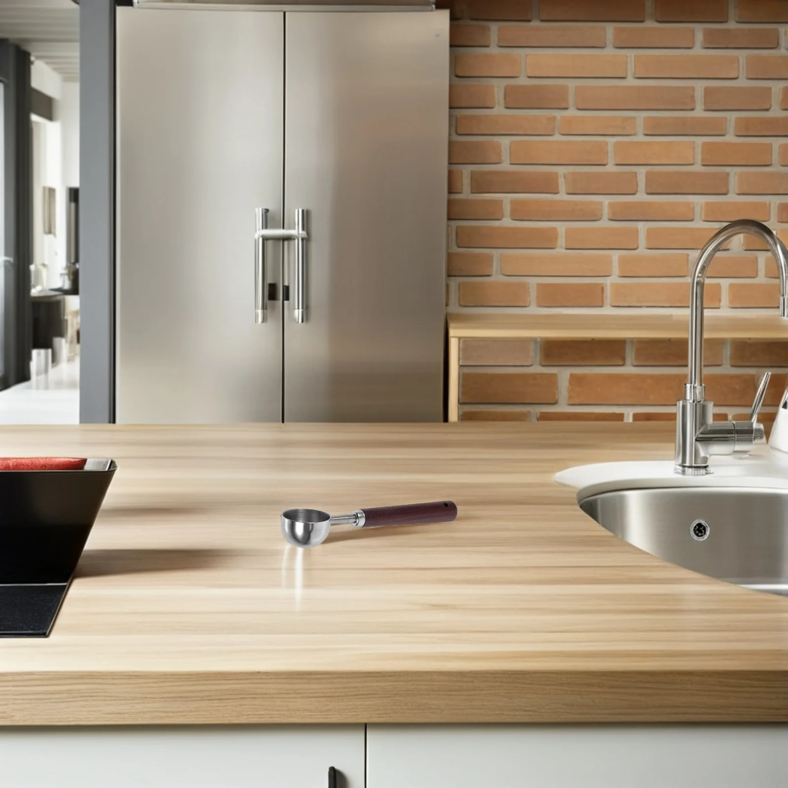 

Metal Measuring Spoon Stainless Steel 15 Ml Coffee Beans Grain Tea Scoop Outdoor Kitchen Tool Multi-Functional