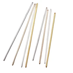 BoYuTe (50 Pieces/Lot) 3*125MM 3*150MM Metal Iron Hair Sticks Factory Supply Handmade Diy Hair Accessories Materials