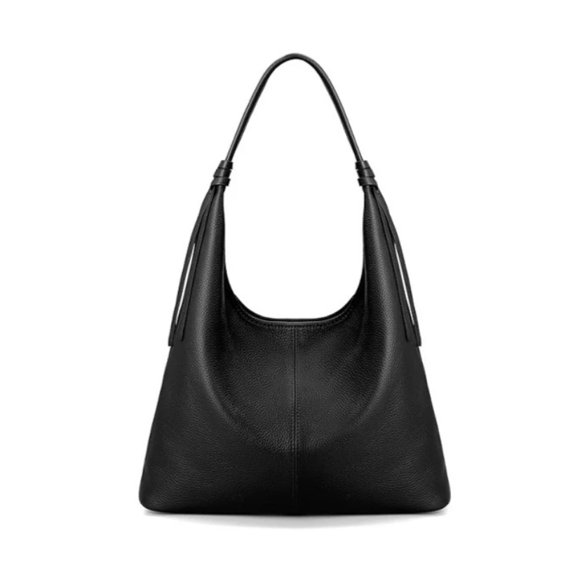 Women's Large Capacity Hobo Shoulder Bag Minimalist Elegant Underarm Work Office Daily Commuter Bag