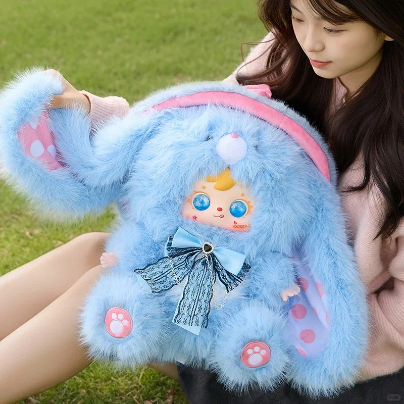 

New Genuine Samuel Fluffy Ear Wonderland Series 800% Size Blind Box Trendy Collectible Cute Plush Doll Gift For Girls & Women