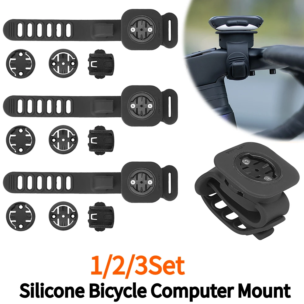 

1/2/3 компл. держатель для велосипедного компьютера противоударный велосипедный руль крепление для компьютера многофункциональная подставка для велосипедного компьютера для MTB шоссейного велосипеда