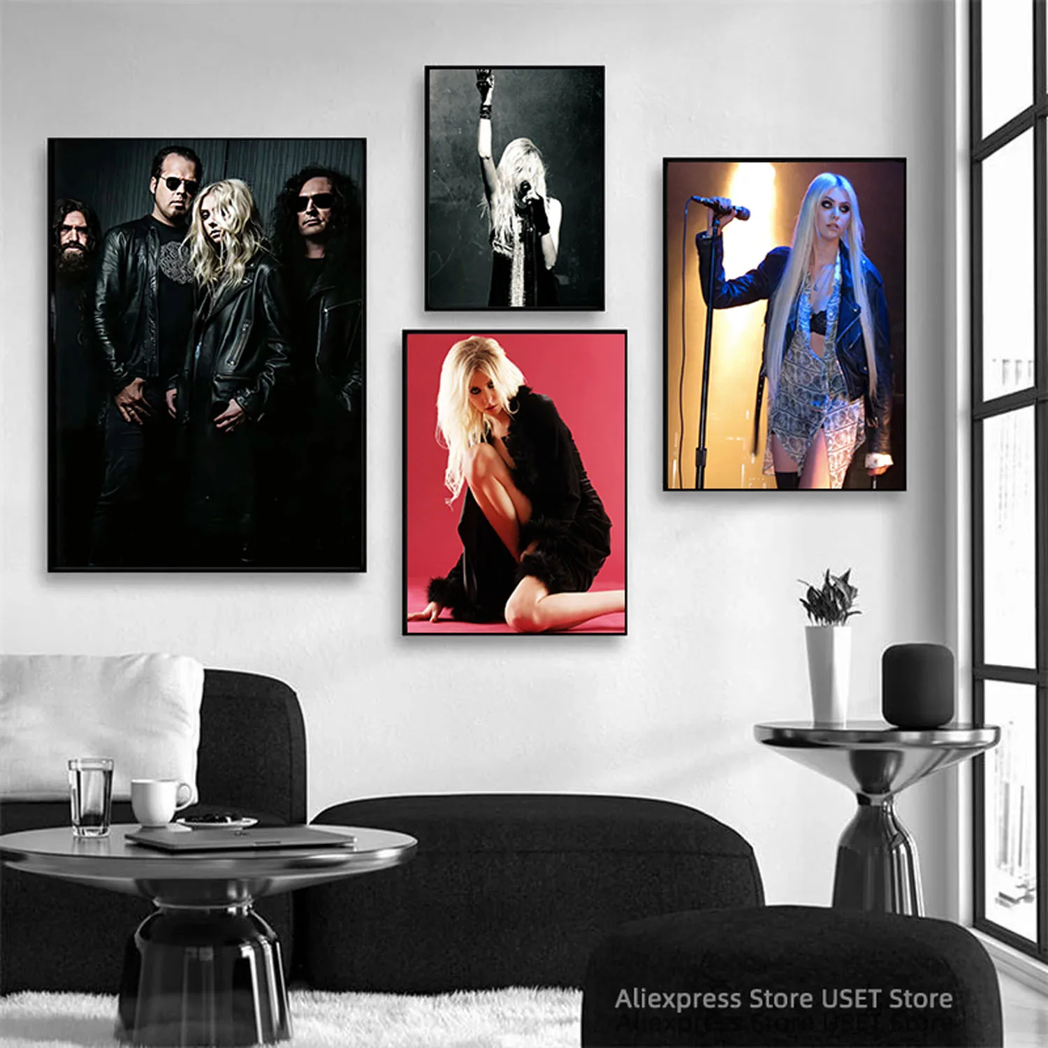 the pretty reckless band ,Singer Band Cover Album Music Star Celebrity Canvas Posters and Prints Canvases Painting Wall Art Home