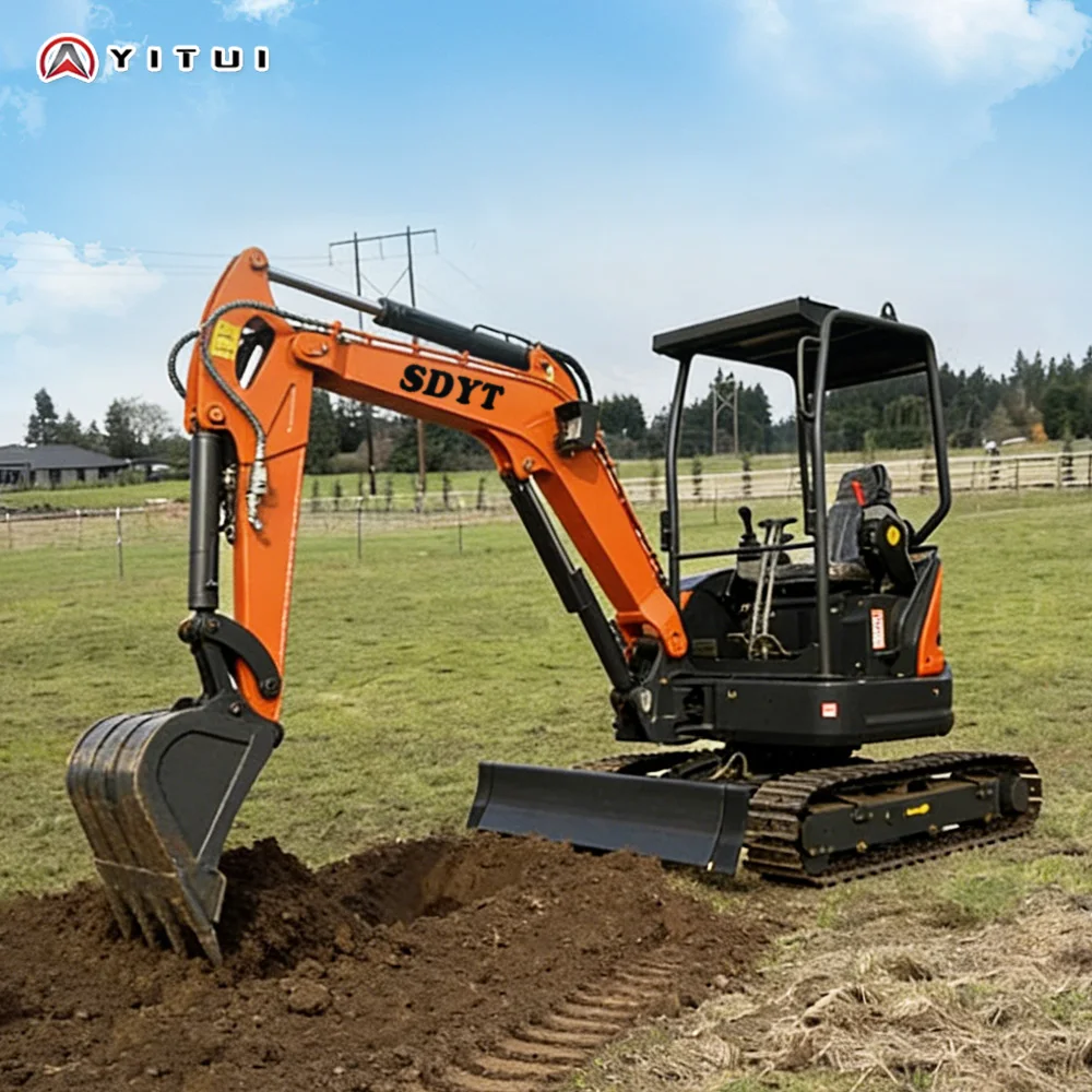 

3.0 Ton Mini Excavator With 360° Rotating Reinforced Chassis 1 Ton 2 Tons Customized Hydraulic Tracked Small Excavator