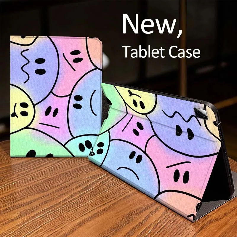 

Чехол с милым мультяшным изображением акулы для планшетов Xiaomi Mi Redmi Pad 2, 4, 5, 7S, 6S, 6, 7, 8 Plus, SE, Pro, K 2025, 8.7, 11 дюймов