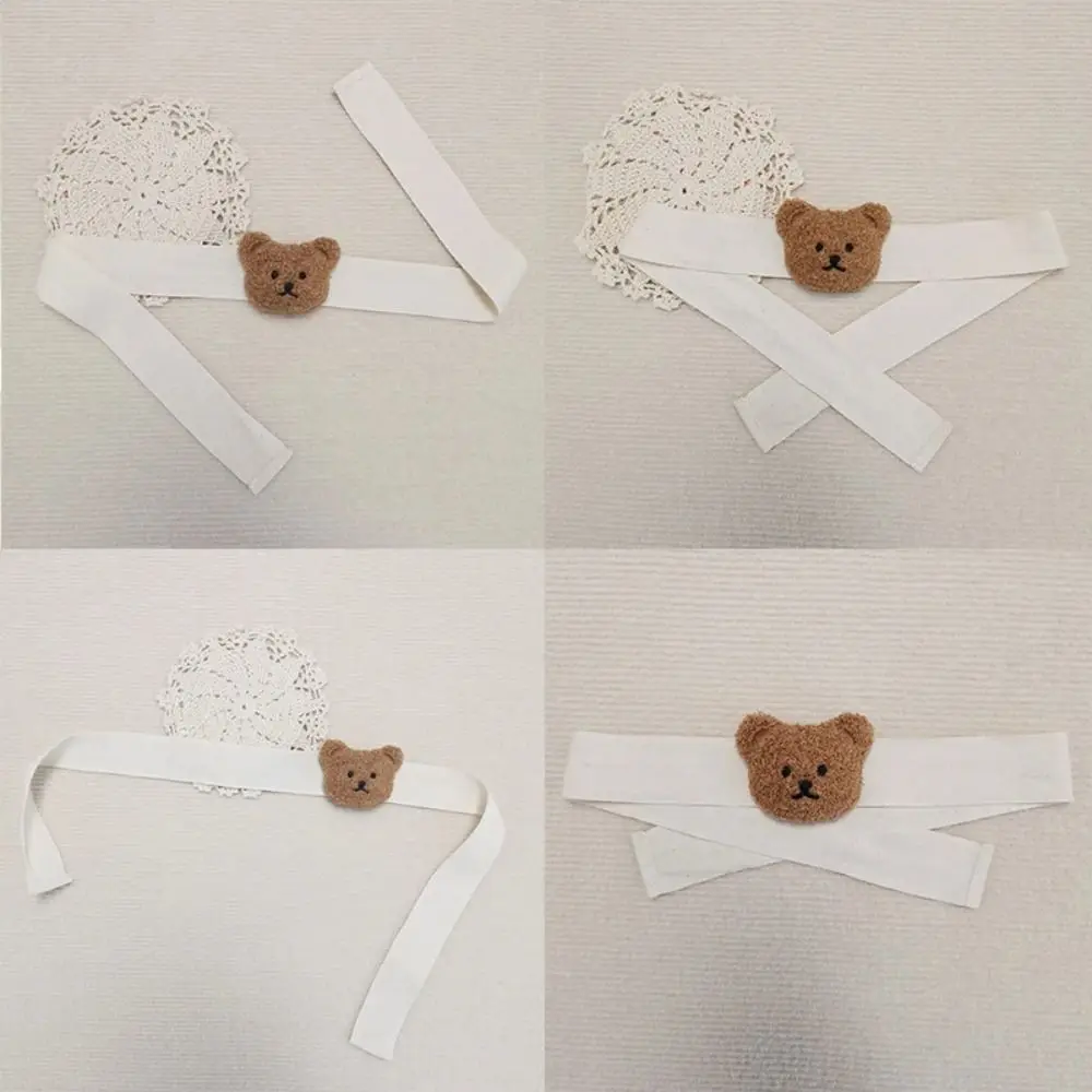 1Pc Cute Embroidery Curtain Tieback Magnetic Buckle Cartoon Curtain Binding Strap Bear Rabbit Curtain Rope Holders Kids Room