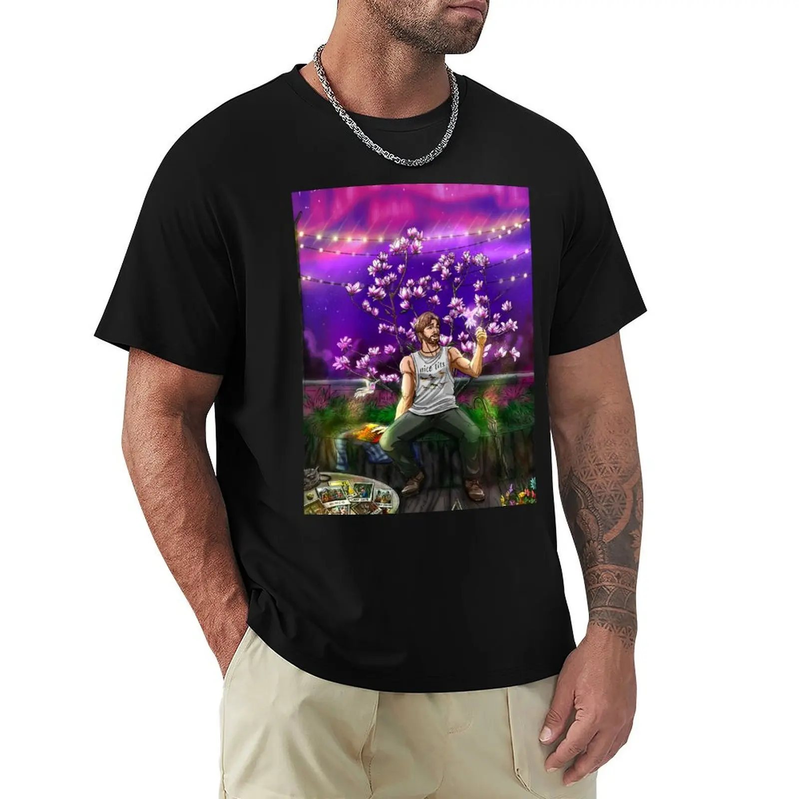 Ryan Lucan Solo Feature Art Commission for iamabrand777 T-Shirt kawaii clothes aesthetic clothes mens plain t shirts