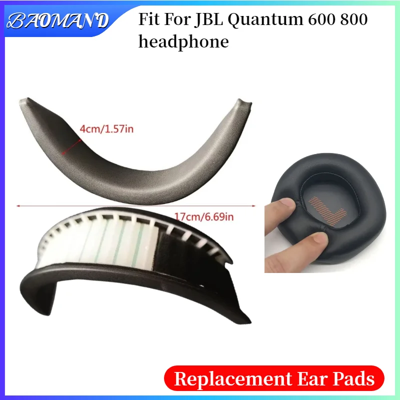 

Earphone Ear Pads For JBL Quantum 600 800 Earpads Sponge Soft Foam Cushion Replacement Headphones Accessories