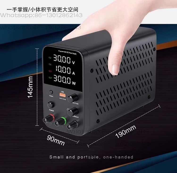 alimentation cc réglable WPS3010H/WPS605H 30V/60V 5A/10A, tension et courant régulés de qualité laboratoire