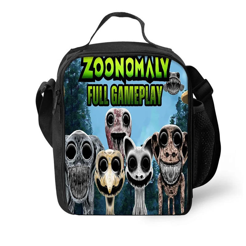 

Zoonomaly Lunch Bags for Boy Girls Cartoon Printing School Bags Lights Weight Cooler Bags for Food or Juice,Best Gift for Child
