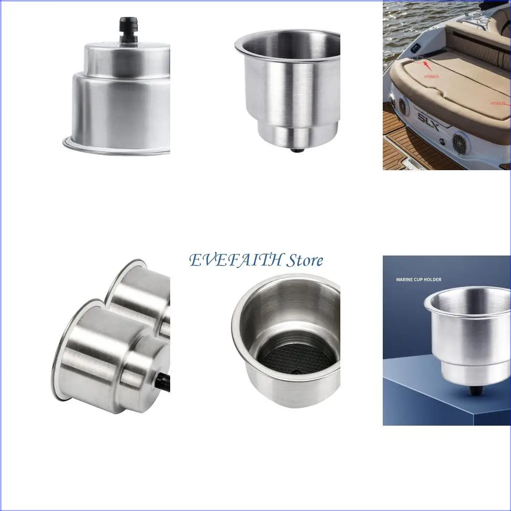 

124B Universal Drink Bottle Can Cup Holder Insert Marine for Marine RVs Boat Yacht
