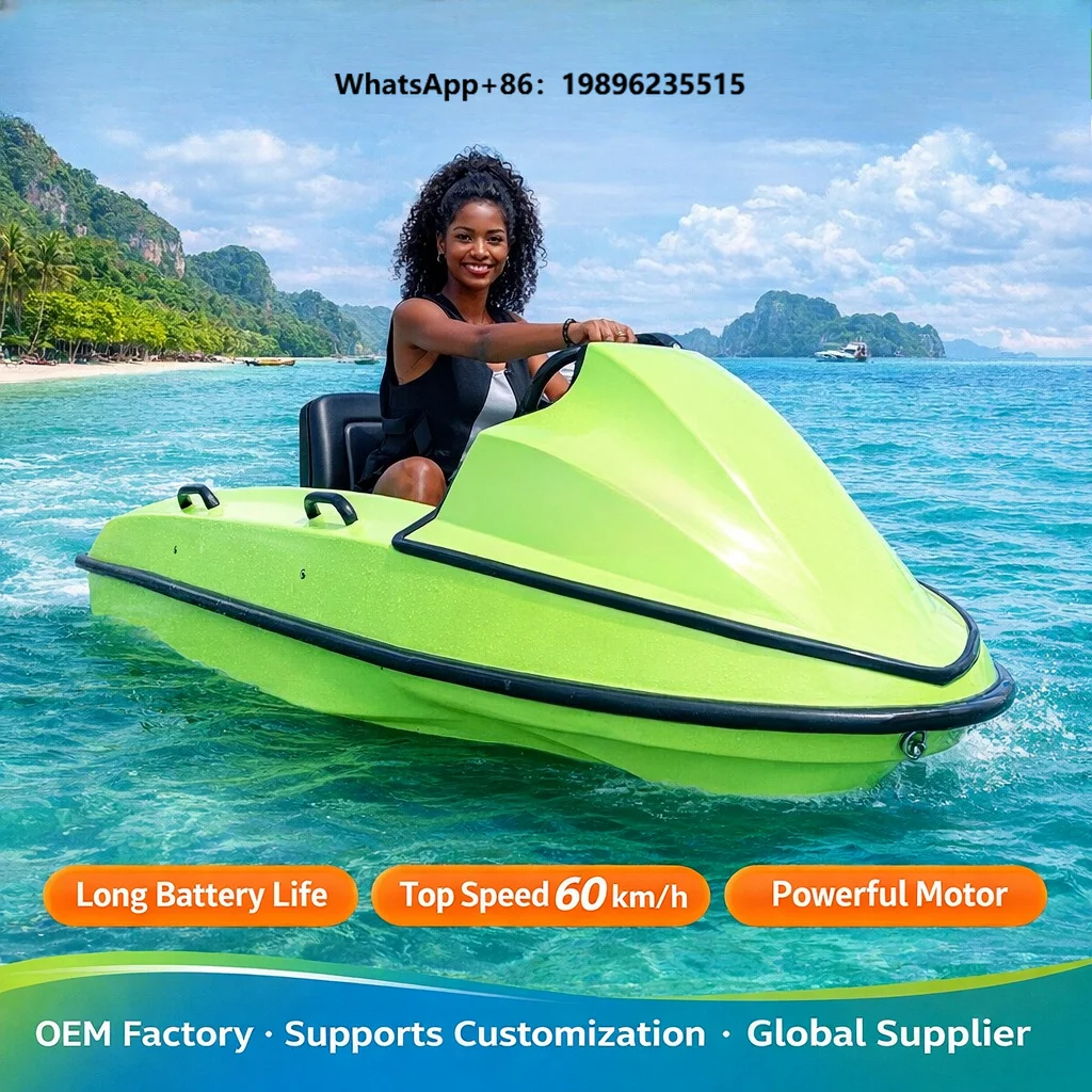 Customized Multi-function Electric Jet Ski Boat Water Surfing Outdoor Sports Long Endurance