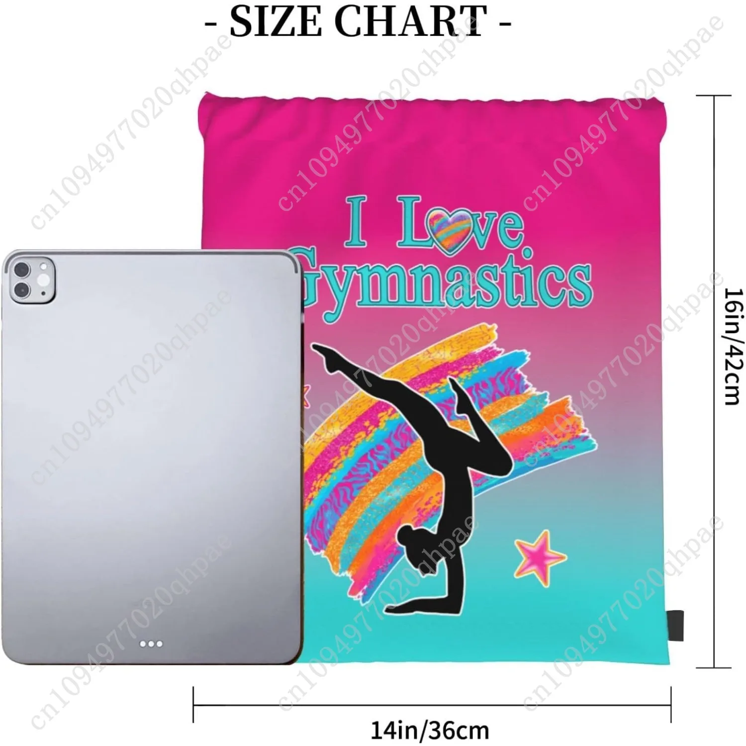 حقائب الجمباز برباط للنساء حقيبة ظهر برباط للجمباز مقاومة للماء حقيبة رياضية للجيم #4