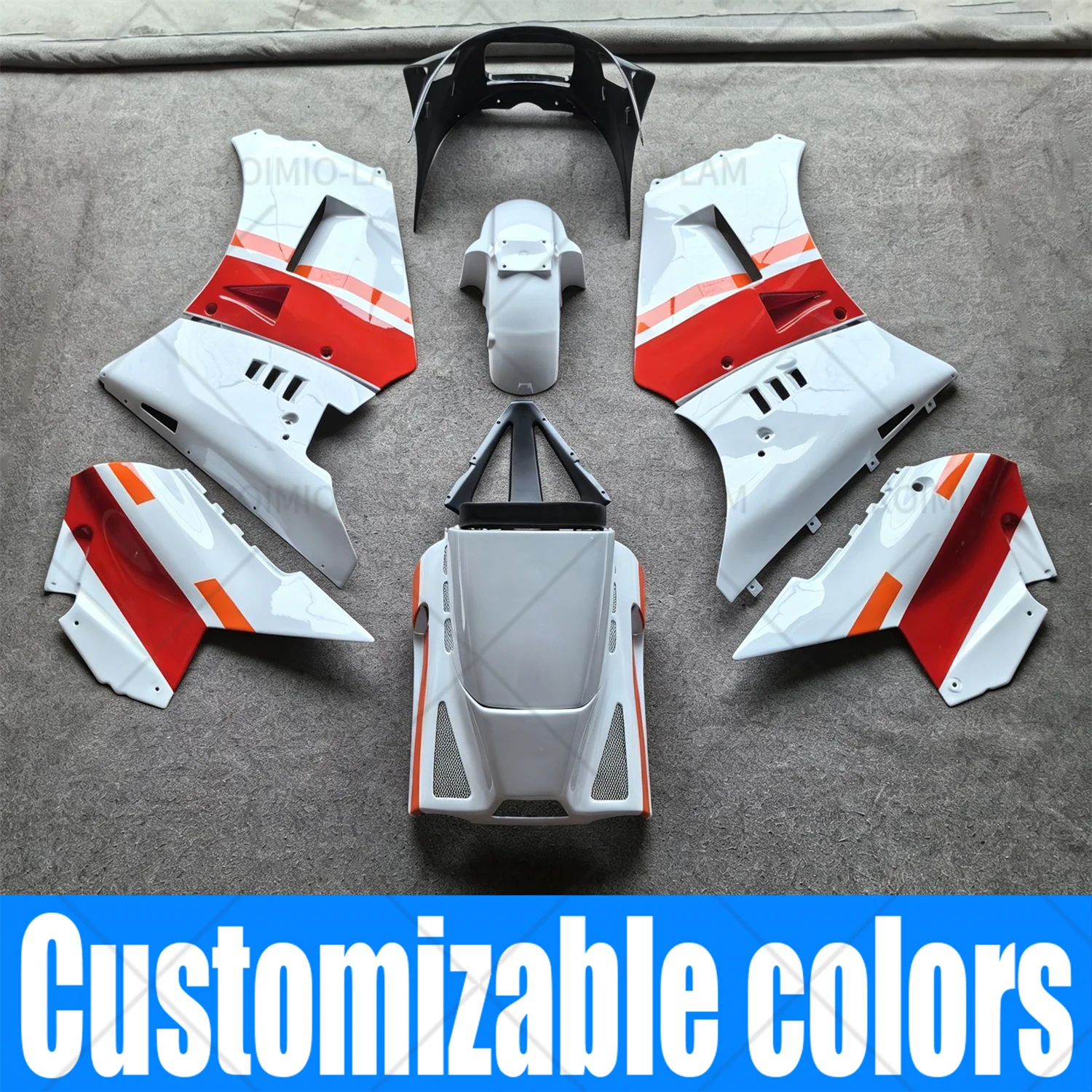 Fit For SUZUKI RG400 RG500 Gamma 1984 - 1987 Motorcycle Shell Panel Fairing Bodywork Set RG 400 500 1985 1986