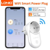 LDNIO WiFi Smart Power Plug Bluetooth Gateway Intelligent linkage Distant Control with LED Night Lamp Power Strip Smart Plug