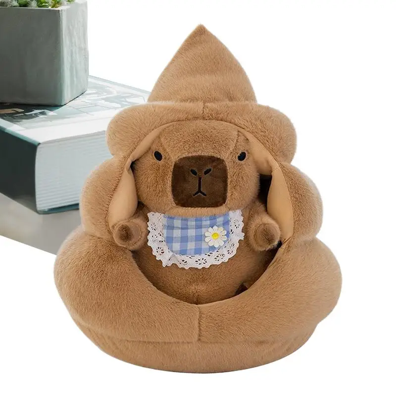 

Stuffed Capybara Capybara Doll Toy With Nest Cuddly Stuffed Plush Animal For Living Room Bedroom Home Decor Birthday Christmas