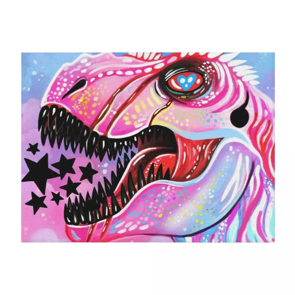 

T-Rex Throw Blanket Thermal Decoratives Personalized Gift Blankets