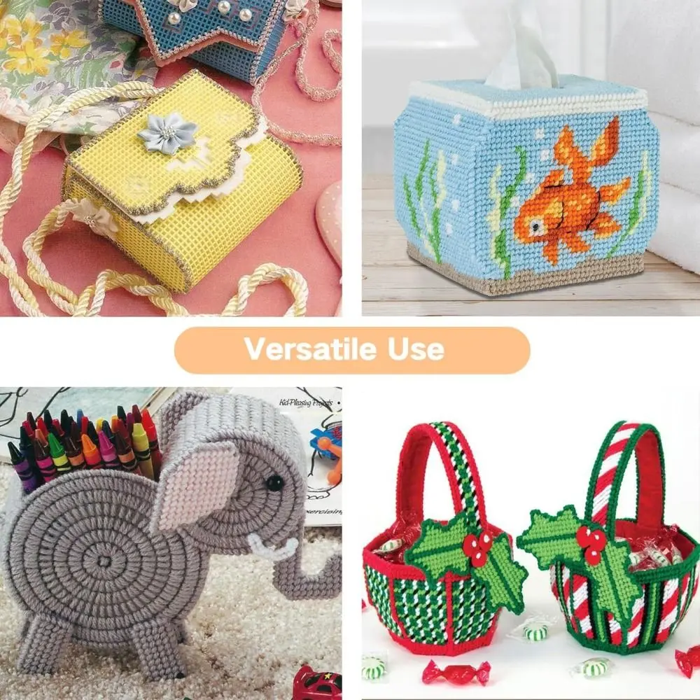 33.5x26 سنتيمتر اليدوية البلاستيك قماش ورقة شبكة بلاستيكية قماش ورقة العين شبكة للتطريز الاكريليك الغزل صياغة مشروع الكروشيه